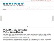 Tablet Screenshot of bertke.com